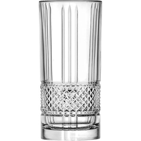 Set di 6 bicchieri bibita "Brillante" in Luxion, Servizio da tavola elegante, 100% Made in Italy, capacit36,9 cl (1/4)