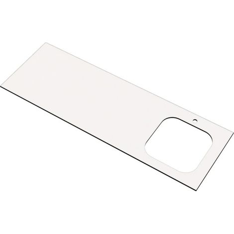Reversible perforierte HPL-Arbeitsplatte f∏r die Auenk∏che Ò 180 x 61 cm (1/3)