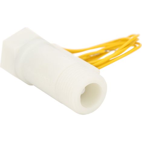 Capteur de débit d'eau en plastique, interrupteur à piston, filetage mâle/femelle G1/2 po, 0-110 V CC (1/5)