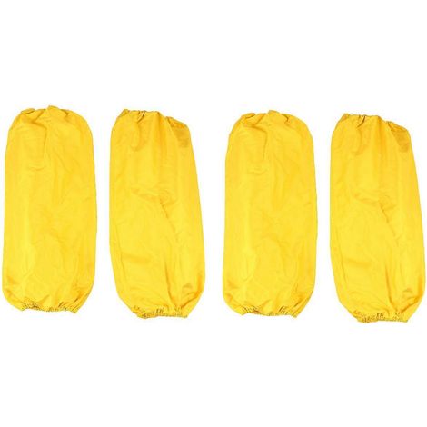 paires de surmanches imperméables, anti-huile et anti-salissures pour poignets, outil de nettoyage de cuisine (jaune)-33.00X19.00X0.50CM-Yellow (1/2)