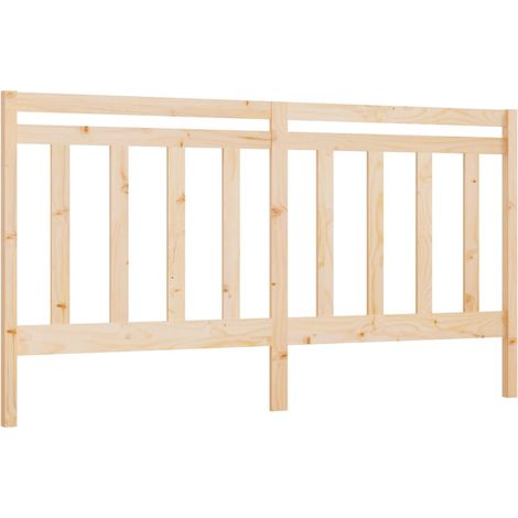 Testiera per dormire accessorio per camera da letto 206 x 4 x 100 cm in legno di pino massiccio TDL0206093