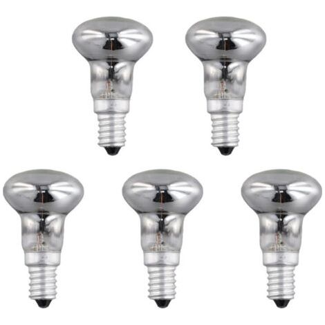 Lampe à Lave de Remplacement E14 R39 30W Projecteur à Visser Ampoule RéFlecteur Clair Spot Ampoules Lave à Incandescence 5 PièCes (1/5)