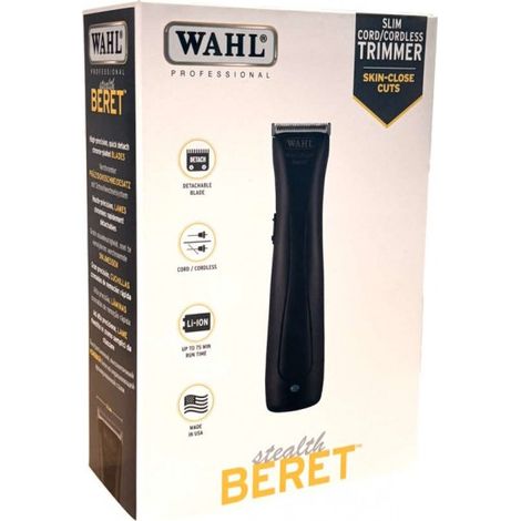 Wahl Beret Stealth Professional Akku Konturen Trimmer 08841-616 schwarz"-"182960463