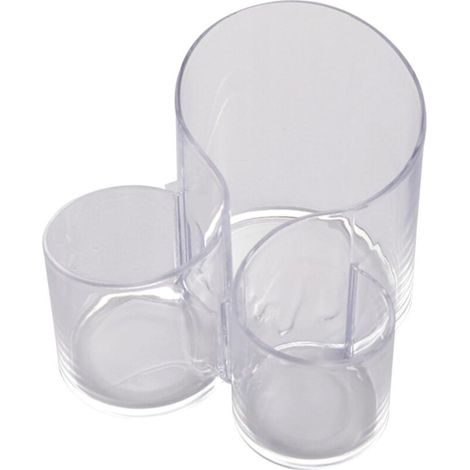 Ulisem Aufbewahrungsbox für Make-up-Pinsel, S-förmiger transparenter Stifthalter, einfacher Aufbewahrungseimer für Schreibwaren (1/4)