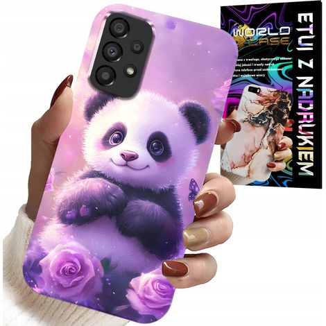 Hülle für Samsung A52 / A52S – süße Panda-Motive für Kinder + Glas (1/5)