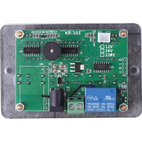 Régulateur de température numérique 12V 10A avec sonde, interrupteur thermostatique de contrôle (1/5)