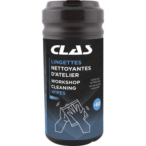 Lingettes nettoyantes d'atelier (80 pcs)- CO 0502 - CLAS Equipements