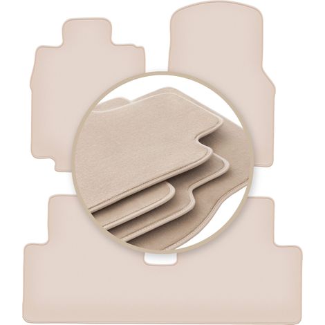 Alfombrillas beige de primera calidad para: Mercedes Clase A W168 hatchback 1997-2005 (1/5)