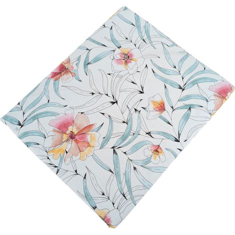 Drap plat percale de coton ROXANE 240x310 cm (1/5)