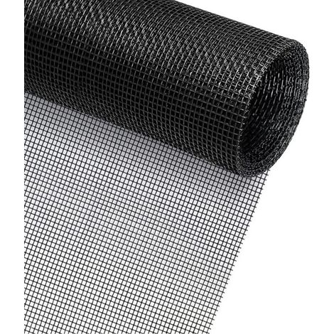 Moustiquaire Fenetre 120 x 300 cm, Filet Moustiquaire Découpable Indéchirable, Maille d'Écran Anti-Mouches, Anti-Insectes, DIY Écran de Fenêtre (1 Pièces) (1/5)