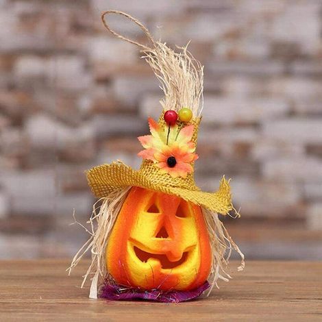 Decoración de Halloween, linterna de calabaza, linterna navideña de Halloween, fiesta en casa, accesorios KTV, decoración de luces (1/5)