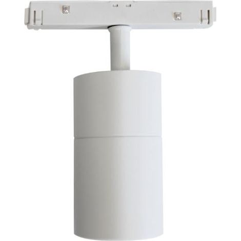 Spot LED sur Rail Magnétique 48V 15W Orientable BLANC - Blanc Chaud - SILUMEN (1/3)