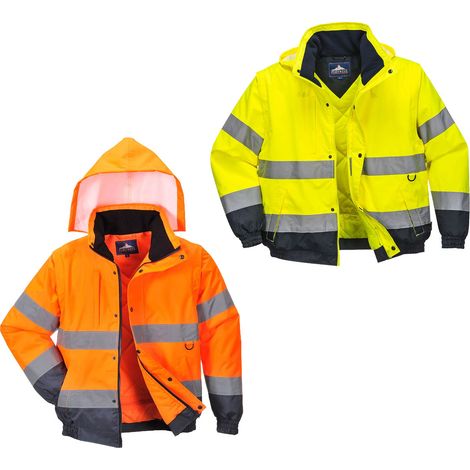 2-in-1 Blouson HiVis Orange L (1/5)