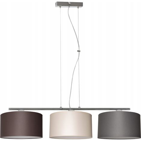 MODERNE HÄNGELAMPE, LAMPENSCHIRM AUS CHROMMATERIAL, LED