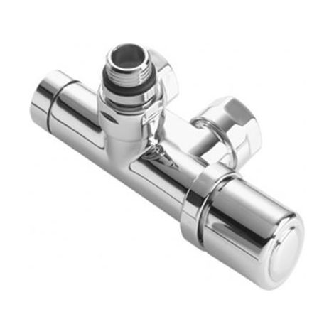 Pack Robinetterie thermostatisable monopoint monotube / bitube coude chromé - ACOVA 841238