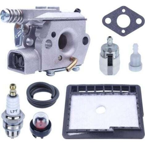 Kit carburateur pour tronçonneuse ECHO CS3000 CS3400 CS3450 CS300 avec filtre à air, joint, filtre à carburant et tuyau de remplacement (1/4)