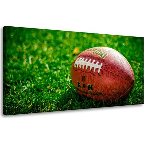 American Football Leinwanddruck 80x40 cm