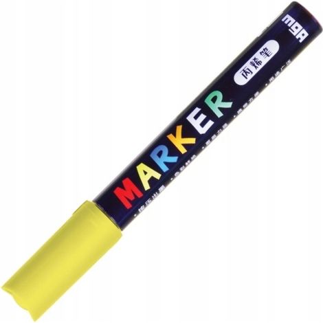 Marcador acrílico 1-2 mm amarillo neón 3993 A'6 (1/4)