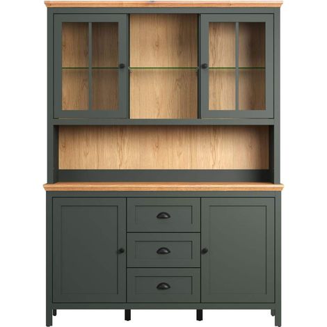 Stanton Vitrinenschrank grün. (1/5)