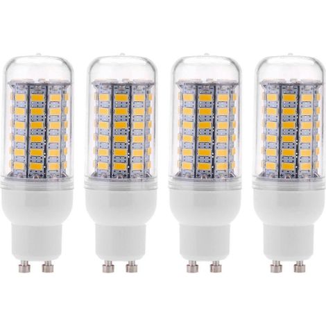 4er-Pack LED-Maiskolbenlampen, 10 W, 5730 SMD, 69 LEDs, warmweiß, 360°-Beleuchtung, energiesparend, 200–240 V (1/5)