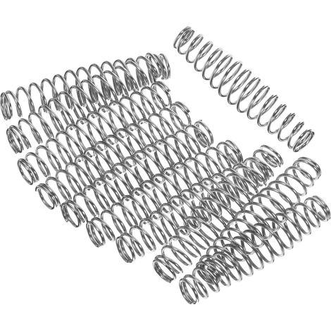 Ressorts de Sécateur de Précision 12 Pièces en Acier Inoxydable Argenté, Installation Facile et Légère, pour Trimmer et Cisailles de Jardin (1/5)