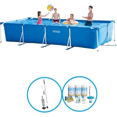 Rechteckiger Frame Pool - 450x220x84 cm - 3-teilig S22360 (1/5)