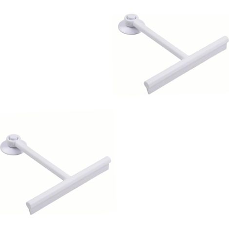 Las dos escobillas limpiaparabrisas exteriores blancas están diseñadas para limpiar un lado de la ventanilla del coche. (1/5)