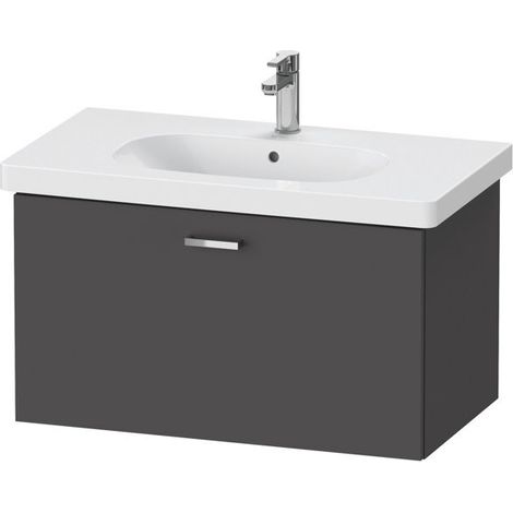 Duravit XBase meuble sous-lavabo mural L:80 cm avec 1 tiroir, (1/3)