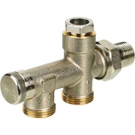 Danfoss Corpo di collegamento RA-K radiatore: R 1/2, impianto: G 3/4 filetto maschio, 013G3367