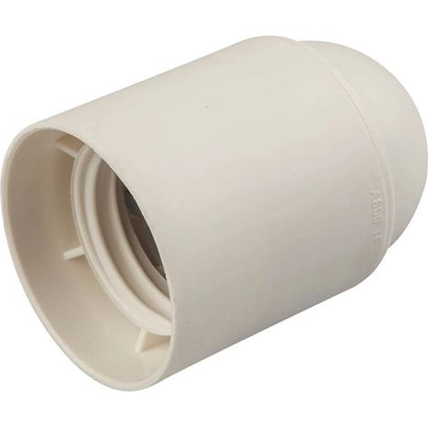 poly pool - portalampada e27 corpo liscio bianco