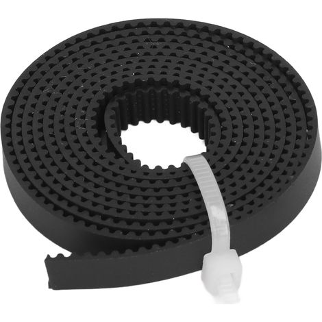 Courroie de distribution ouverte imprimée en 3D, flexible, stable, silencieuse et résistante à l'usure, en caoutchouc pour Ender 3, 10 m / 33 pi, 6 mm / 0,24 po