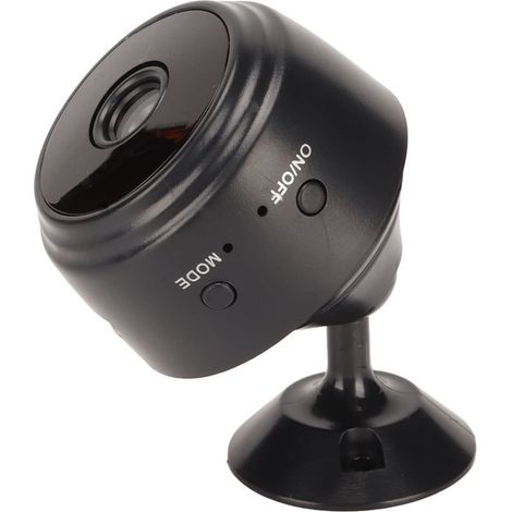 Allecto，Cámara de video inalámbrica，Mini cámara de seguridad，HD 720p，Formato inalámbrico，Cámara de seguridad，Videovigilancia WiFi (1/5)