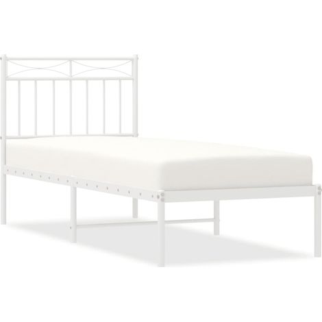 Maison Exclusive - Estructura cama sin colchón con cabecero metal (1/5)