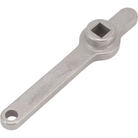 Clé de purge radiateur en acier inoxydable 304, clé de ventilation 5mm, outil de plomberie à tête simple (1/5)