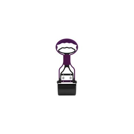 Ramasse-crottes pour chien et chiot avec long manche (violet)