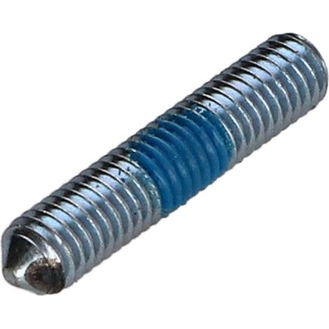 Vis métaux Sans tête six pans creux (sthc) Clé de 2.5 HC2.5 M5X25 Bout pointeau Acier zingué Frein filet-10 pièces