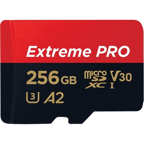 Carte mémoire 256 Go pour caméra embarquée, carte SD pour téléphone portable, carte TF A1 (1/3)