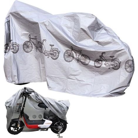 Housse de Protection pour Vélo,Housse Imperméable et Durable 210x100 cm pour Vélo de Montagne, Moto et Voiture Électrique, Protection Anti Poussière et UV (1/5)