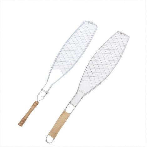 Einfache, ergonomische Fischzange mit flachem Griff für den Grill (1/5)