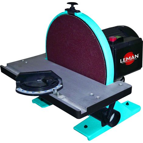 Leman – Ponceuse stationnaire 305mm 900W pour bois dur – Table inclinable 45° – Vitesse 1420 T/min – PON306