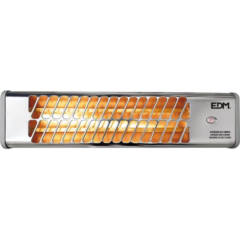 Chauffage Salle De Bain Chromé 400-800w Pivotable Edm (1/6)