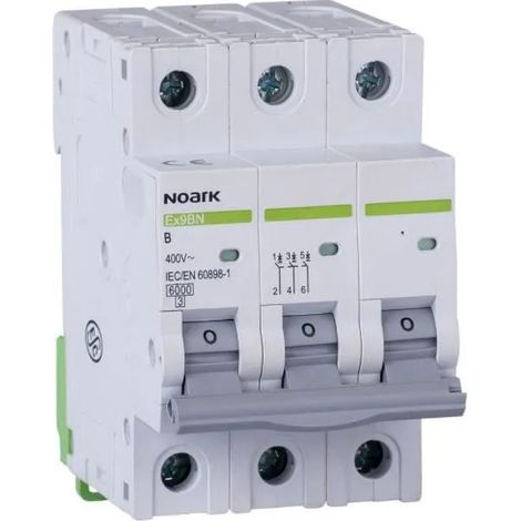 Interruttore automatico Noark ex9bn 3 poli 32 A 6 kA