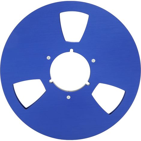 Bobine de Remplacement Vide 10 Pouces pour Bandes Ampex Grand Master 456 - Bobine Accepteur pour Ruban 1/4 Pouce Bleu (1/5)