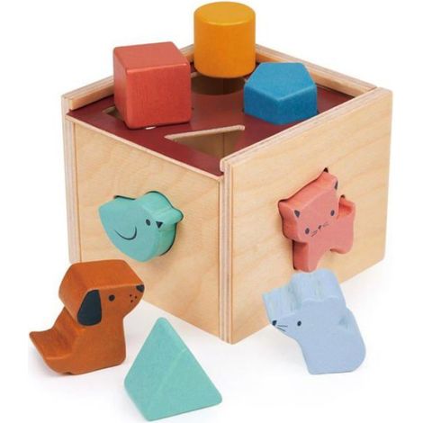 Boîte de rangement Animaux en plastique rigide avec séparateurs réglables pour chiens chats et petits animaux 25 x 25 x 25 cm - 1 pièce (1/2)