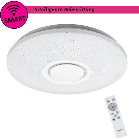 Plafoniera LED RGB 40cm 24W con speaker WiFi Rabalux (1/5)