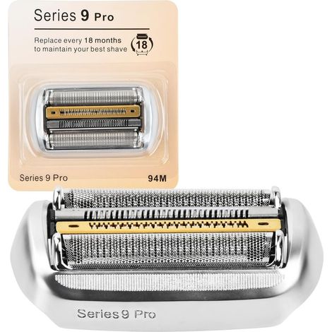 Tete rasoir serie 9 pro,Tete de Rasoir pour Électrique,TêTes de Rechange pour Rasoir éLectrique,Compatible avec tous les rasoirs de la série 9 pro9030S,9040s,9050CC,9070CC,9075CC,etc,94M (1/3)