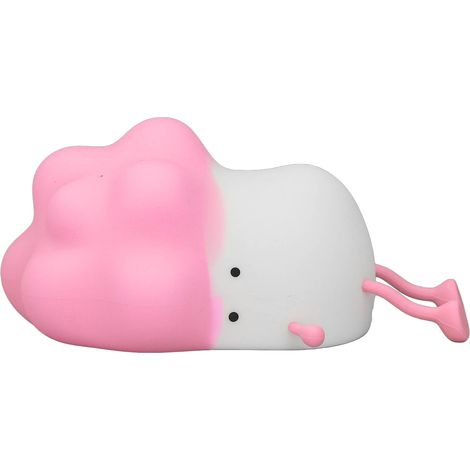 Lampe LED Chou Silicone Rechargeable Sensor Tactile 3 Modes Lumière Douce Rose pour Chambre (1/5)