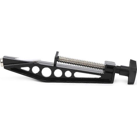 Pince de serrage à trou oblique pour menuisier, accessoire de travail du bois, acier allié noir (1/4)