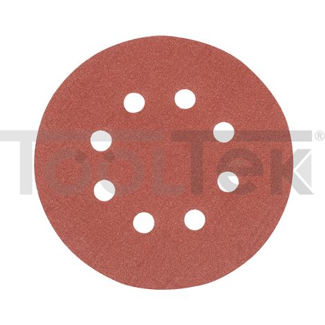 DISCO FOGLIO ABRASIVO CARTA VETRATA GRANA120 125mm 10pz 382903