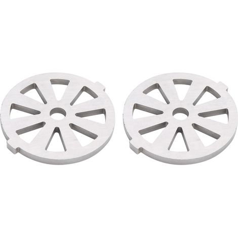 lames pour hachoir à viande, plaque de coupe en acier inoxydable 304, diamètre intérieur 7 mm/0,3 po, pour hachoir à viande de type 5/B (plaque à couteaux à 8 trous). (1/5)